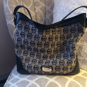 MK Logo Shoulder Bag